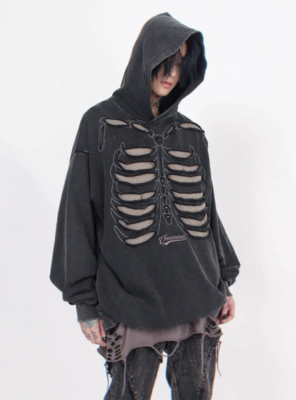 ボーンレイヤーフーディ