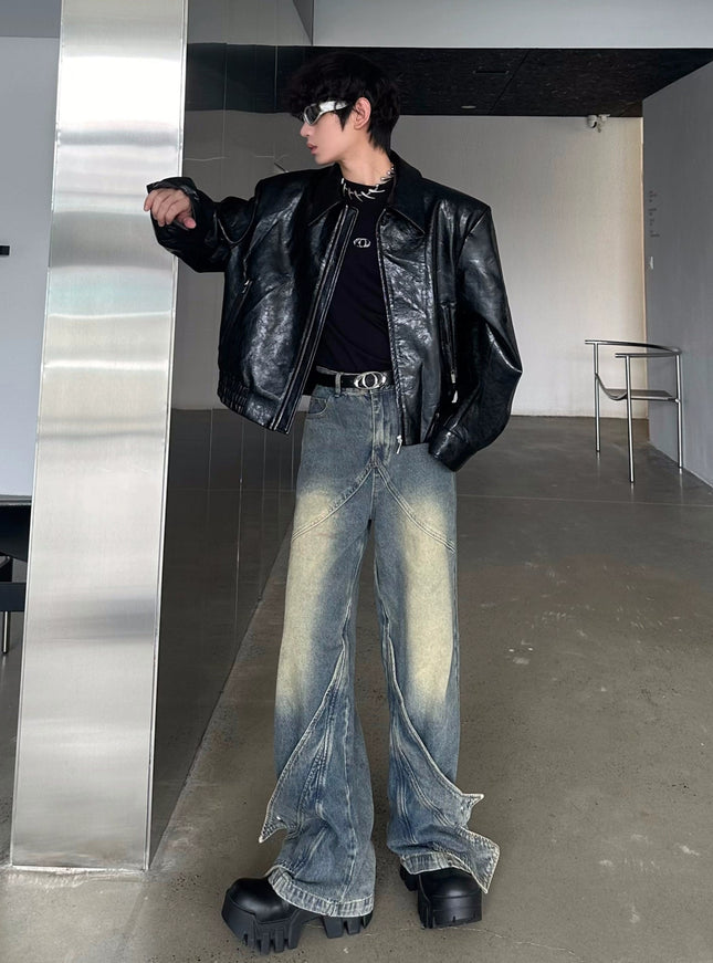 アーバンレザートラックジャケット