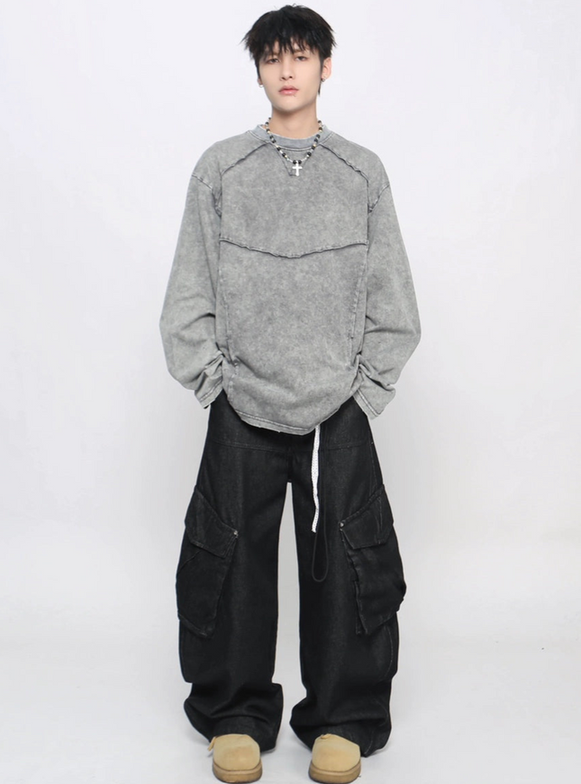 ストリートルーズウォッシュドロングスリーブ