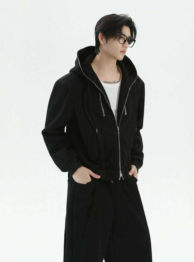 ルーズラインスウェットパーカー