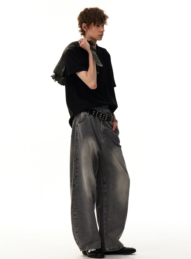ルーズハンサムワイドデニム