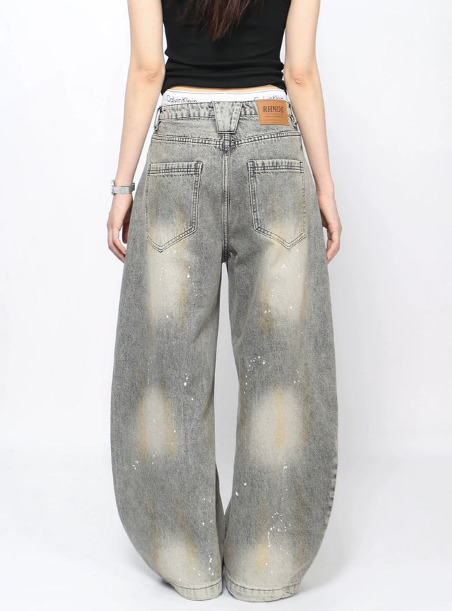 ワークウォッシュワイドデニム