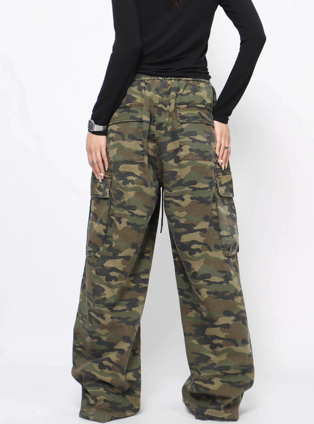 カモフラージュカーゴパンツ