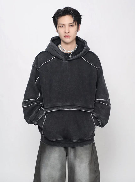 ウォッシュドラインパーカー