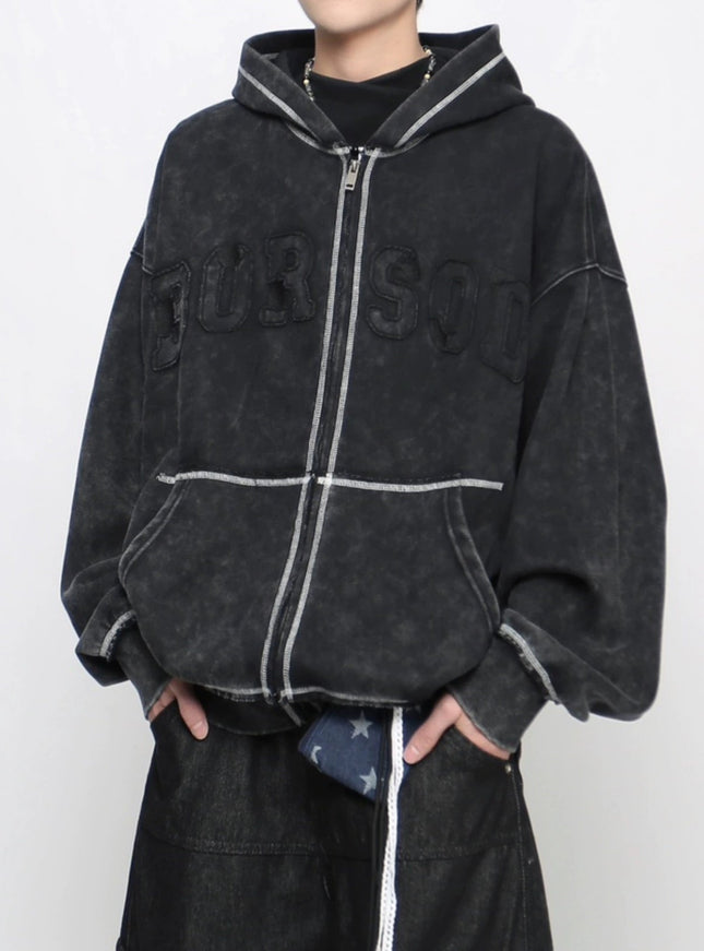 ストリートユースジップパーカー