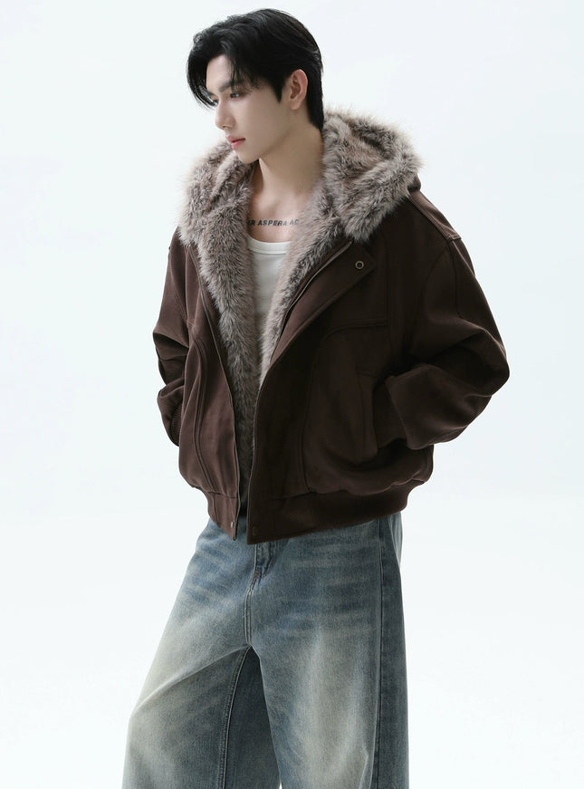 ダークファーショートダウン