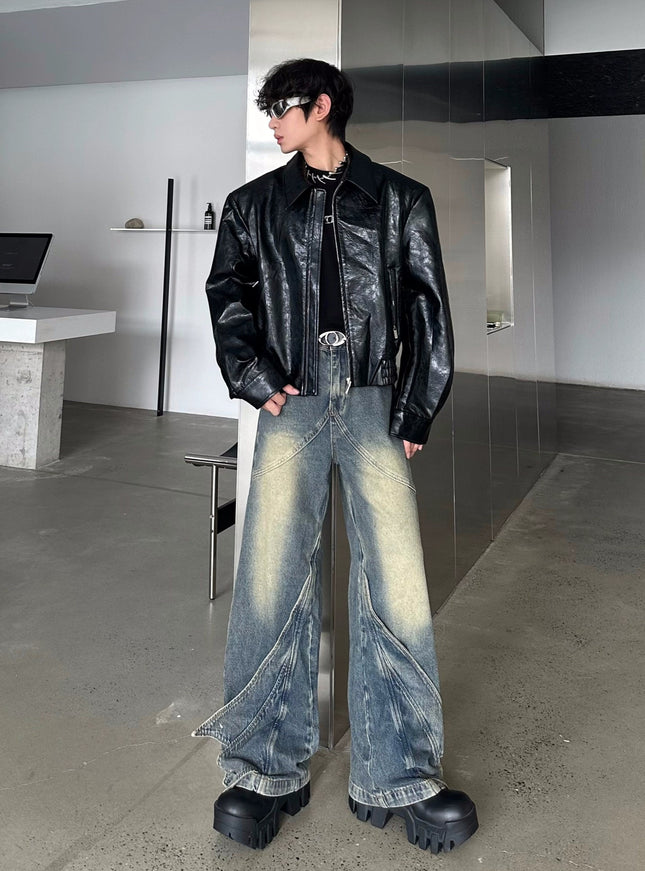 アーバンレザートラックジャケット