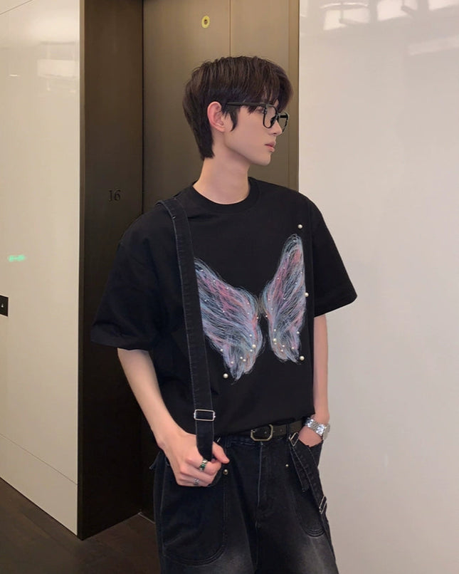シンプルバタフライTシャツ