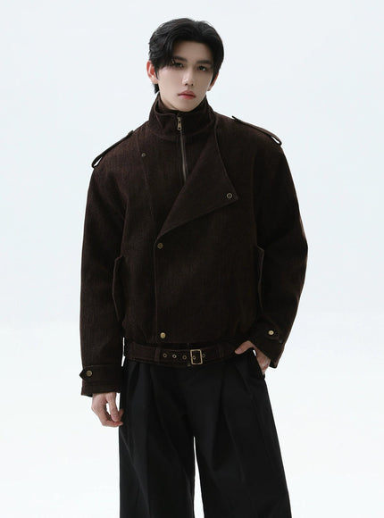 コーデュロイショートジャケット