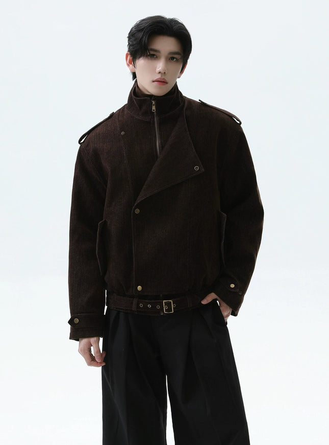 コーデュロイショートジャケット