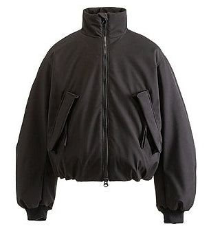 スタンドネックボンバーブルゾン