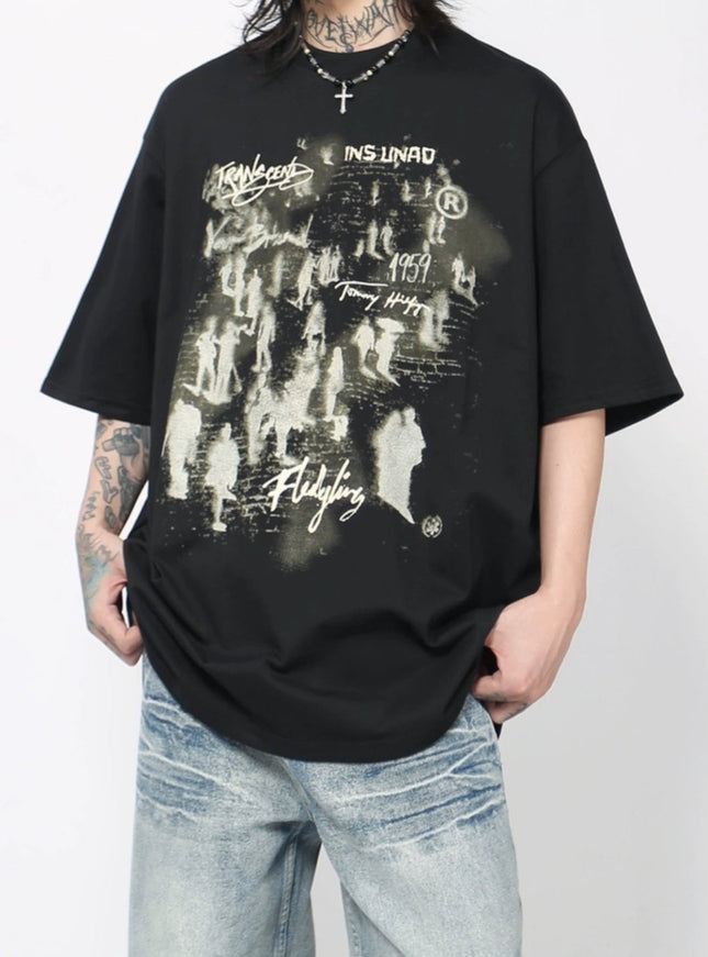 レトロカップルTシャツ