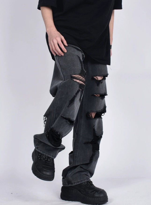 ダメージウォッシュデニム