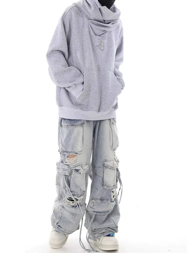 ダメージストリートオーバーサイズカーゴパンツ
