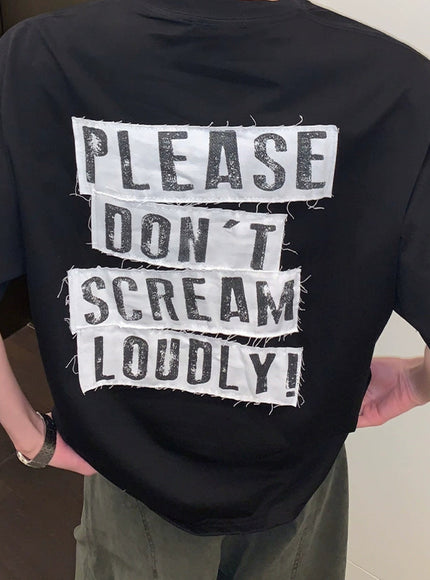 コリアンストリートパッチTシャツ