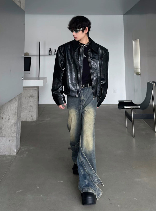 アーバンレザートラックジャケット