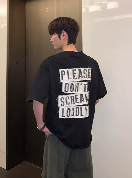 コリアンストリートパッチTシャツ