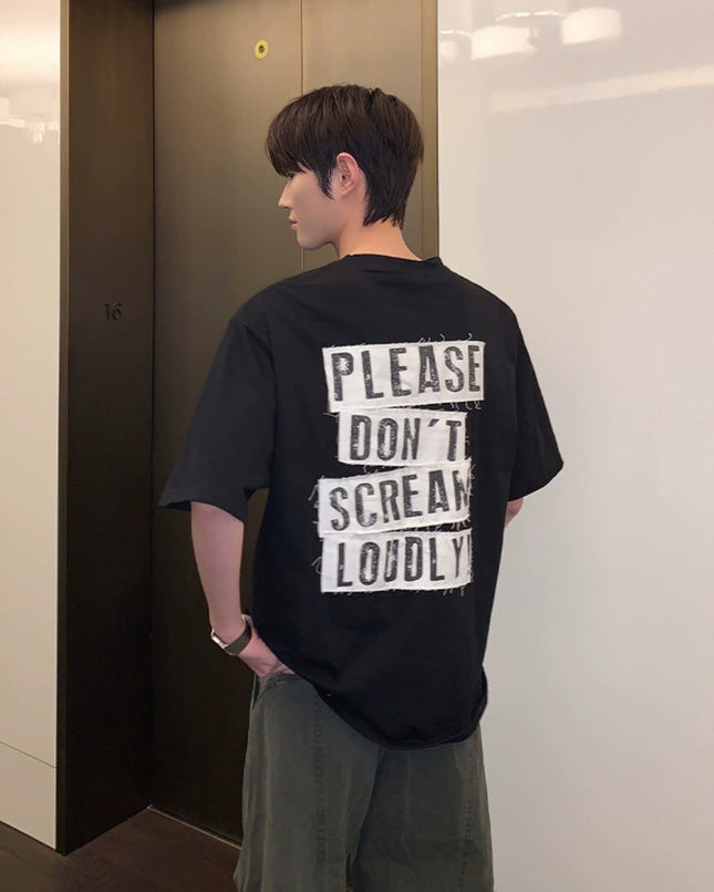 コリアンストリートパッチTシャツ