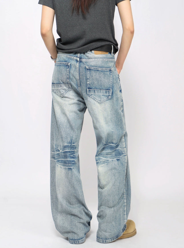 ライトブルーストレートデニム