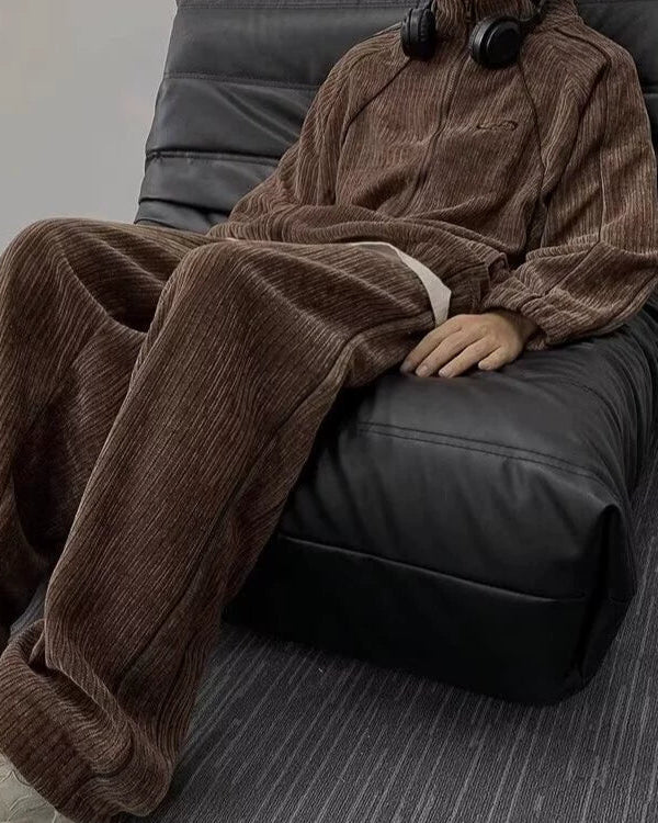 ストリートカジュアルベロアトラックセットアップ