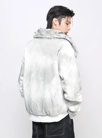 ファーコントラストジャケット