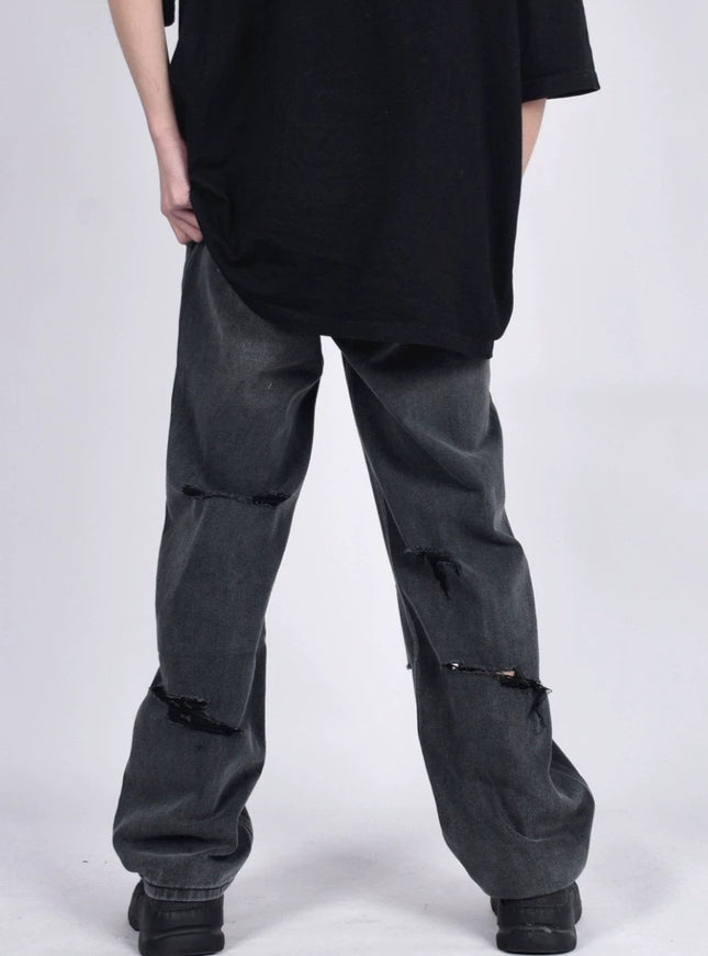 ダメージウォッシュデニム