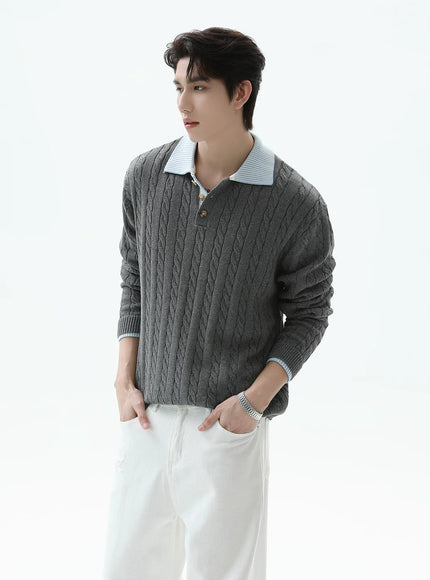 カジュアルニットシャツ