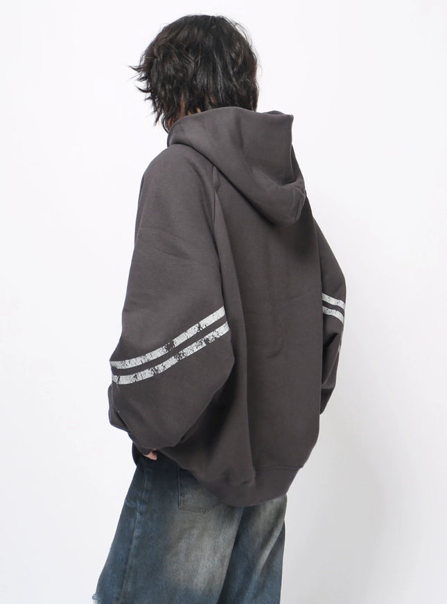 ヴィンテージグラフィックオーバーサイズパーカー