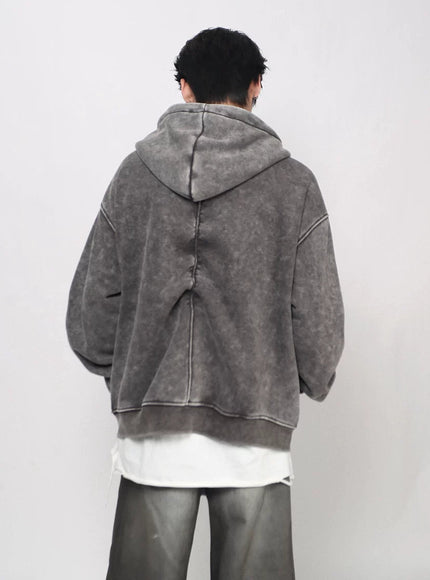 ウォッシュドショートパーカー