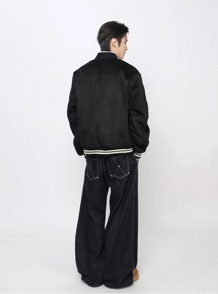 ラインリブスタンドブルゾン