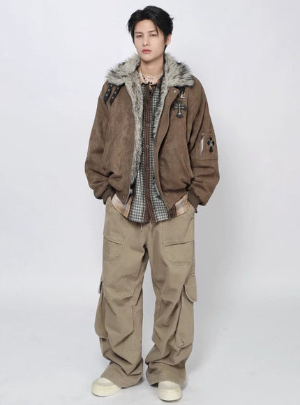 クロスファーカラージャケット