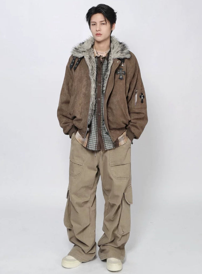 クロスファーカラージャケット