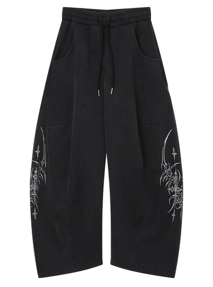 07トライバルワイドスウェットパンツ