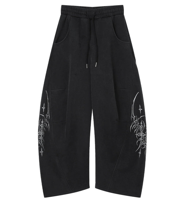 07トライバルワイドスウェットパンツ