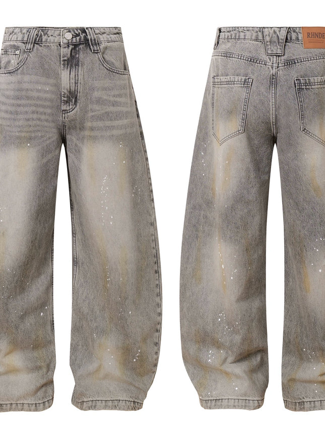 ワークウォッシュワイドデニム