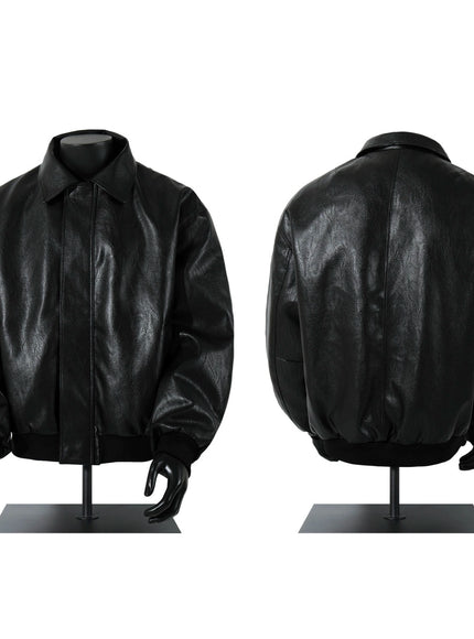 スムーステクスチャーレザージャケット