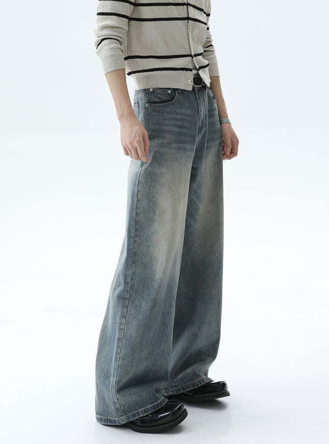 ストームフェードワイドジーンズ