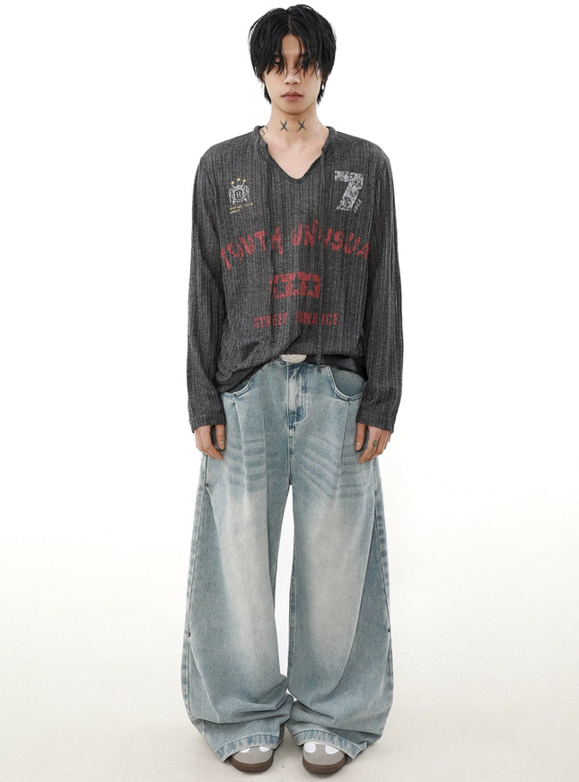 ウォッシュドグランジトップス