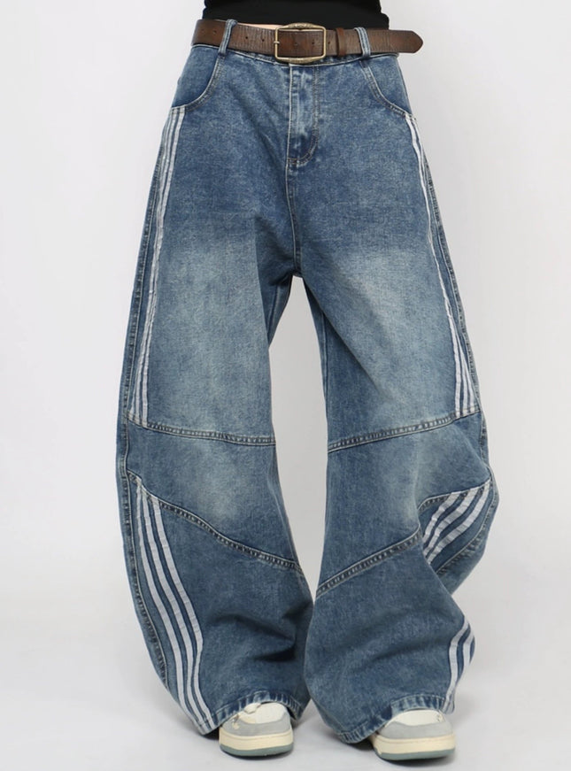 ストリートラインワイドデニム