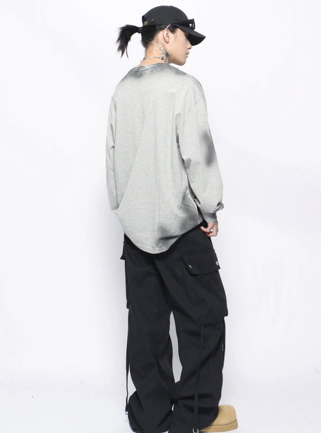 グランジペイントロゴトップス