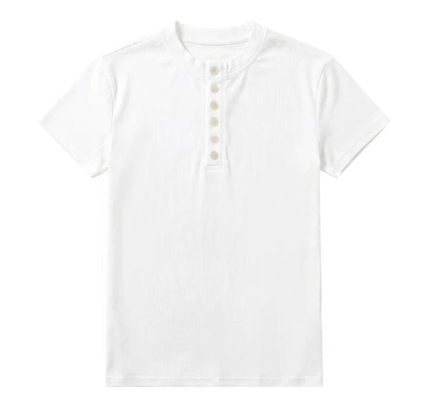 ヘンリースリムTシャツ