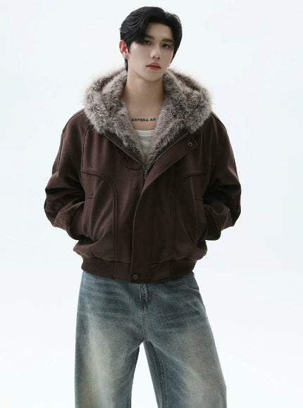 ダークファーショートダウン