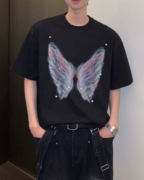 シンプルバタフライTシャツ