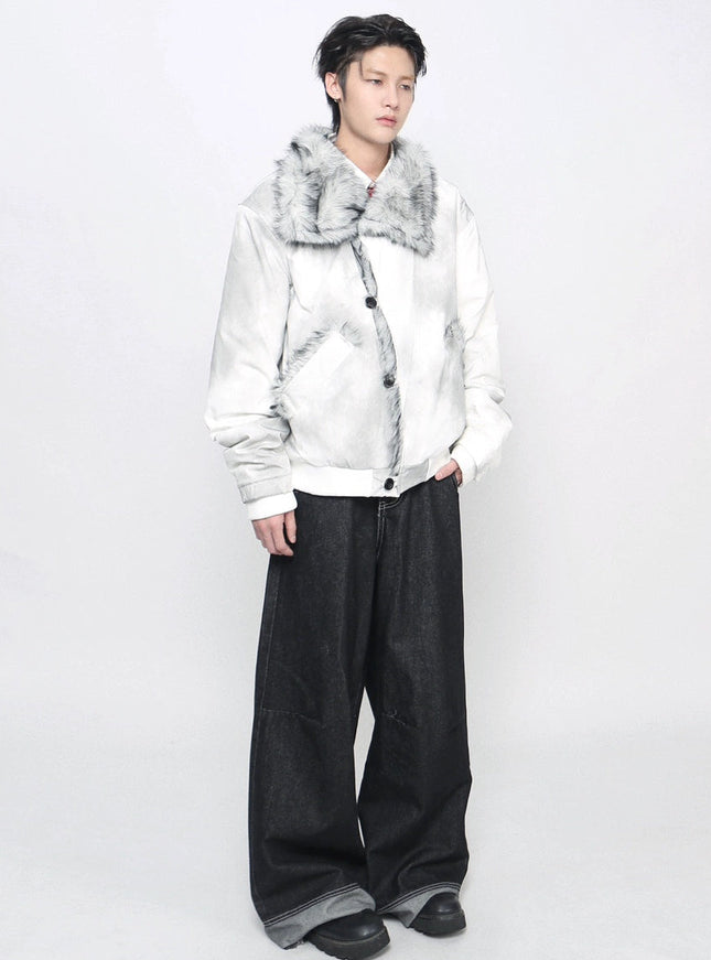 ファーコントラストジャケット