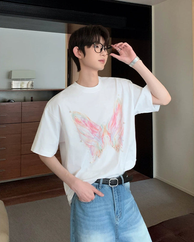 シンプルバタフライTシャツ