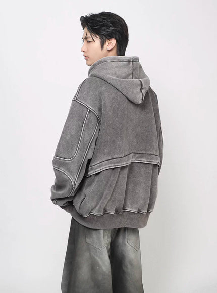 ウォッシュドラインパーカー