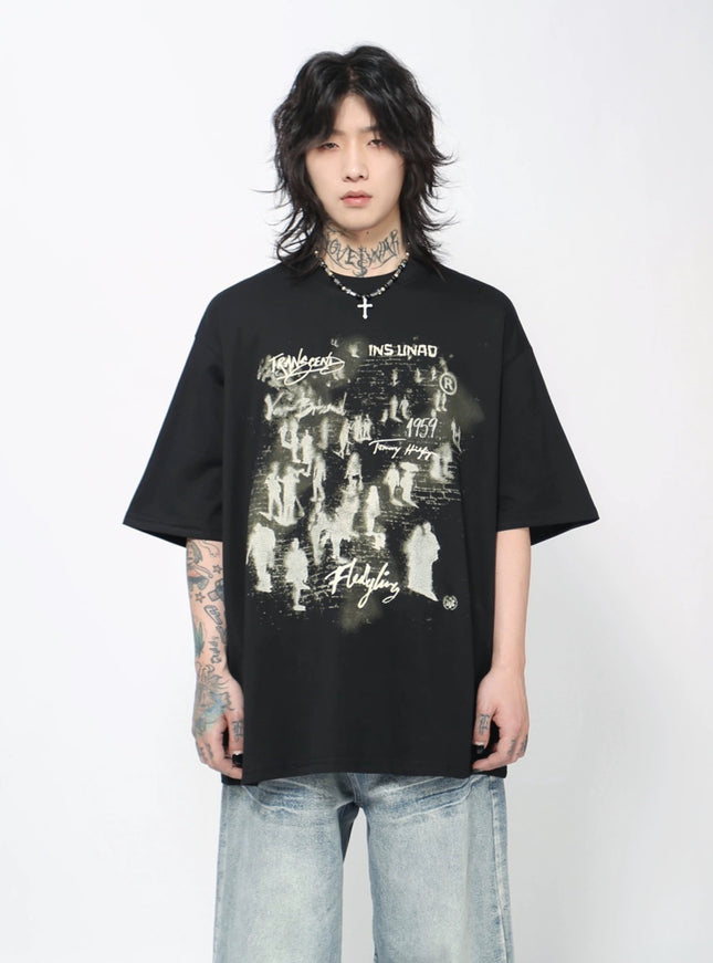 レトロカップルTシャツ