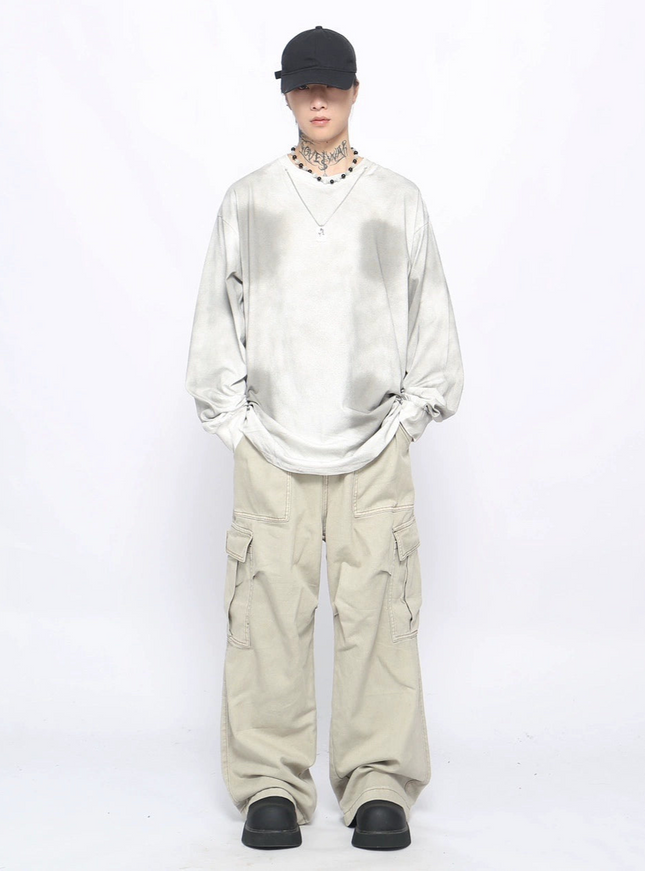 シャドウウォッシュロングT