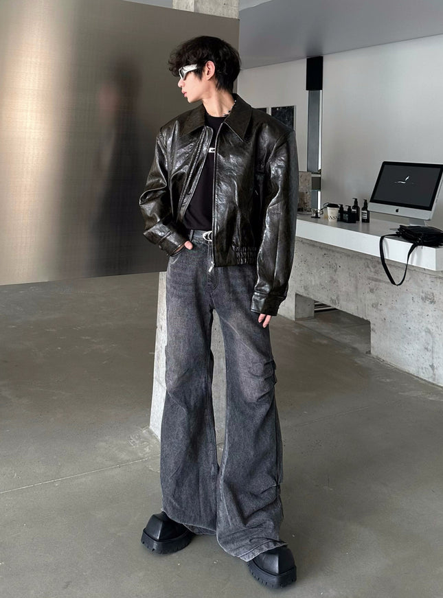 アーバンレザートラックジャケット