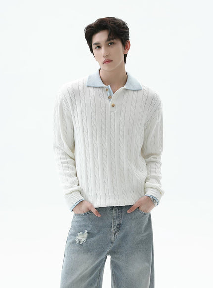 カジュアルニットシャツ